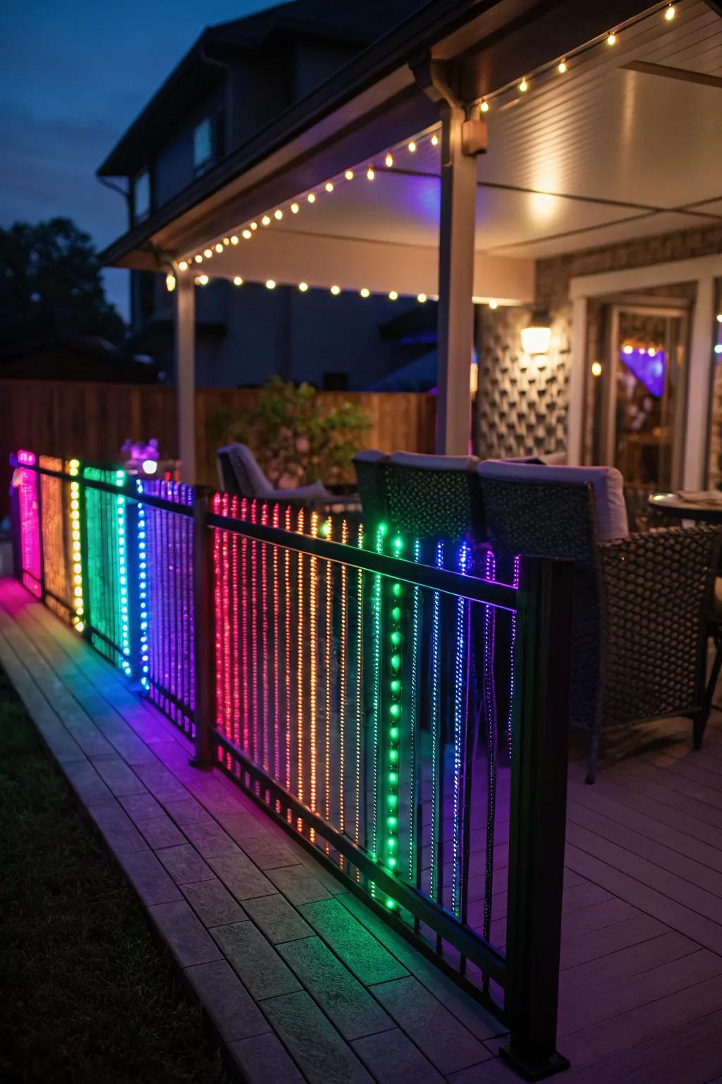 Resurrect your patio via chromatic LED illumination.