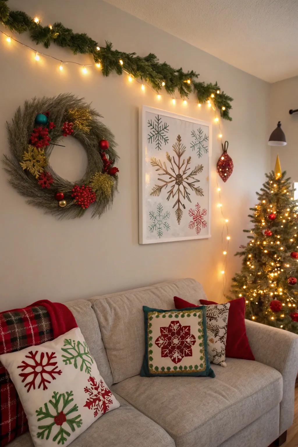 Creative touches can take your holiday ornamentation to new heights.