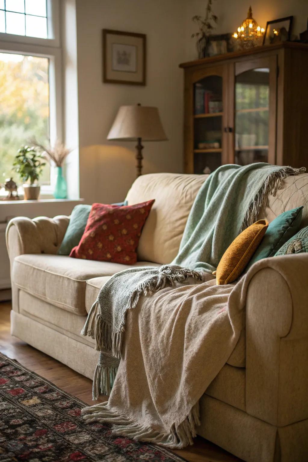 Comfortable pieces make your living space a getaway for relaxation.