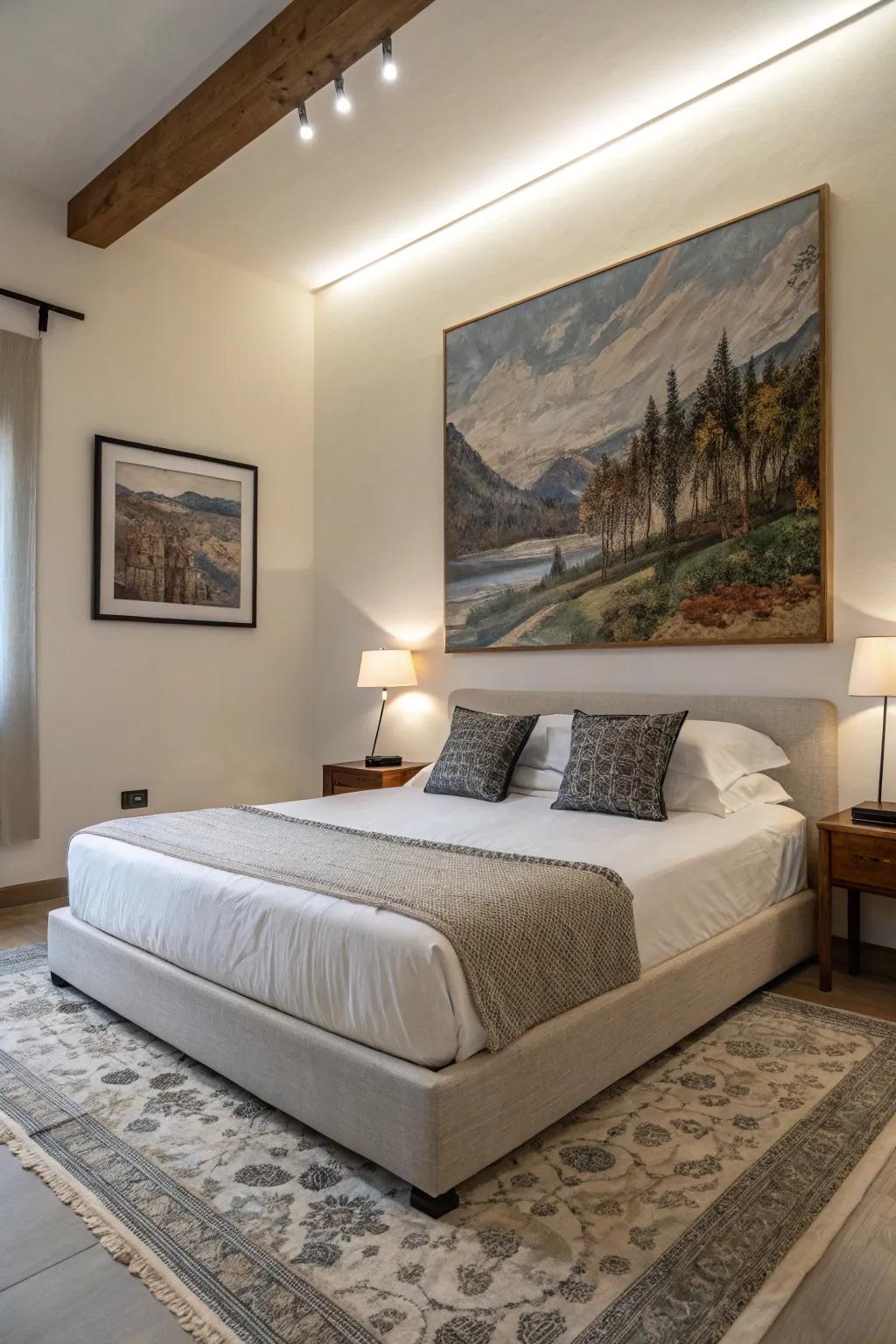 Art injects personality and focus.