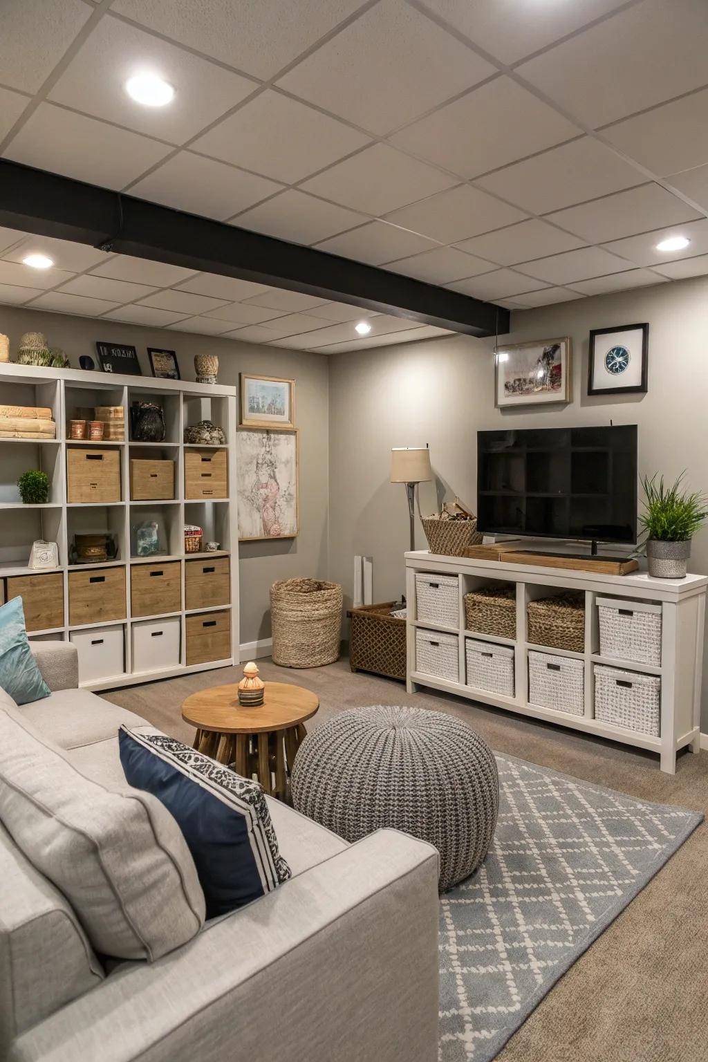 Multi-functional furniture maximizes utility without crowding your space.