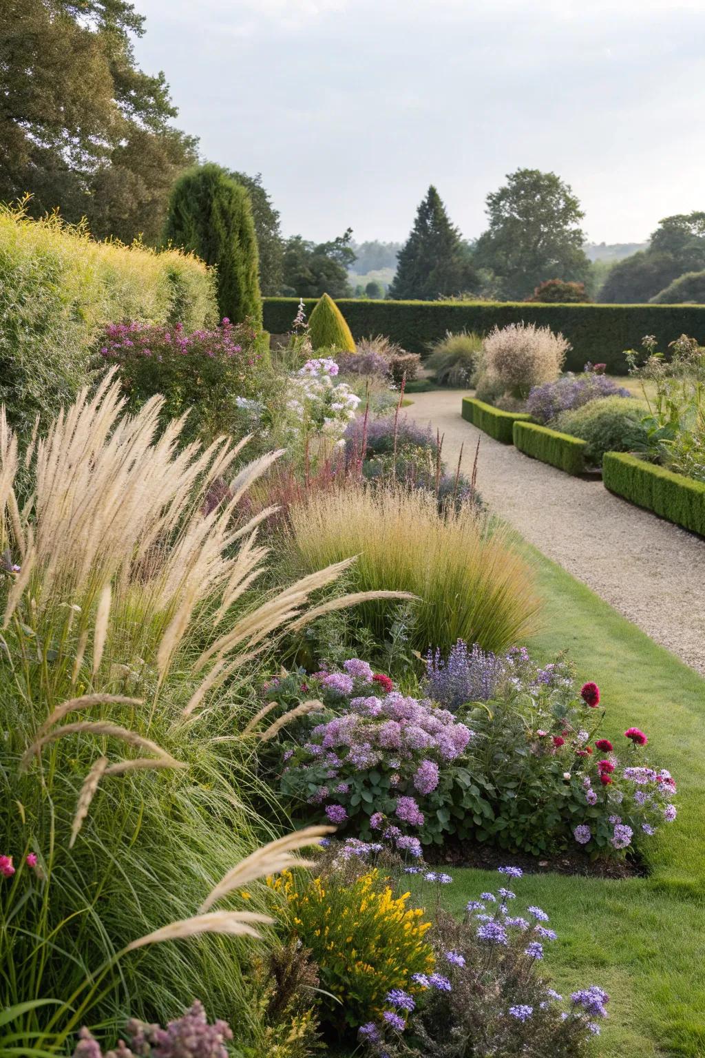 Clumping grasses effortlessly add movement to any landscape.