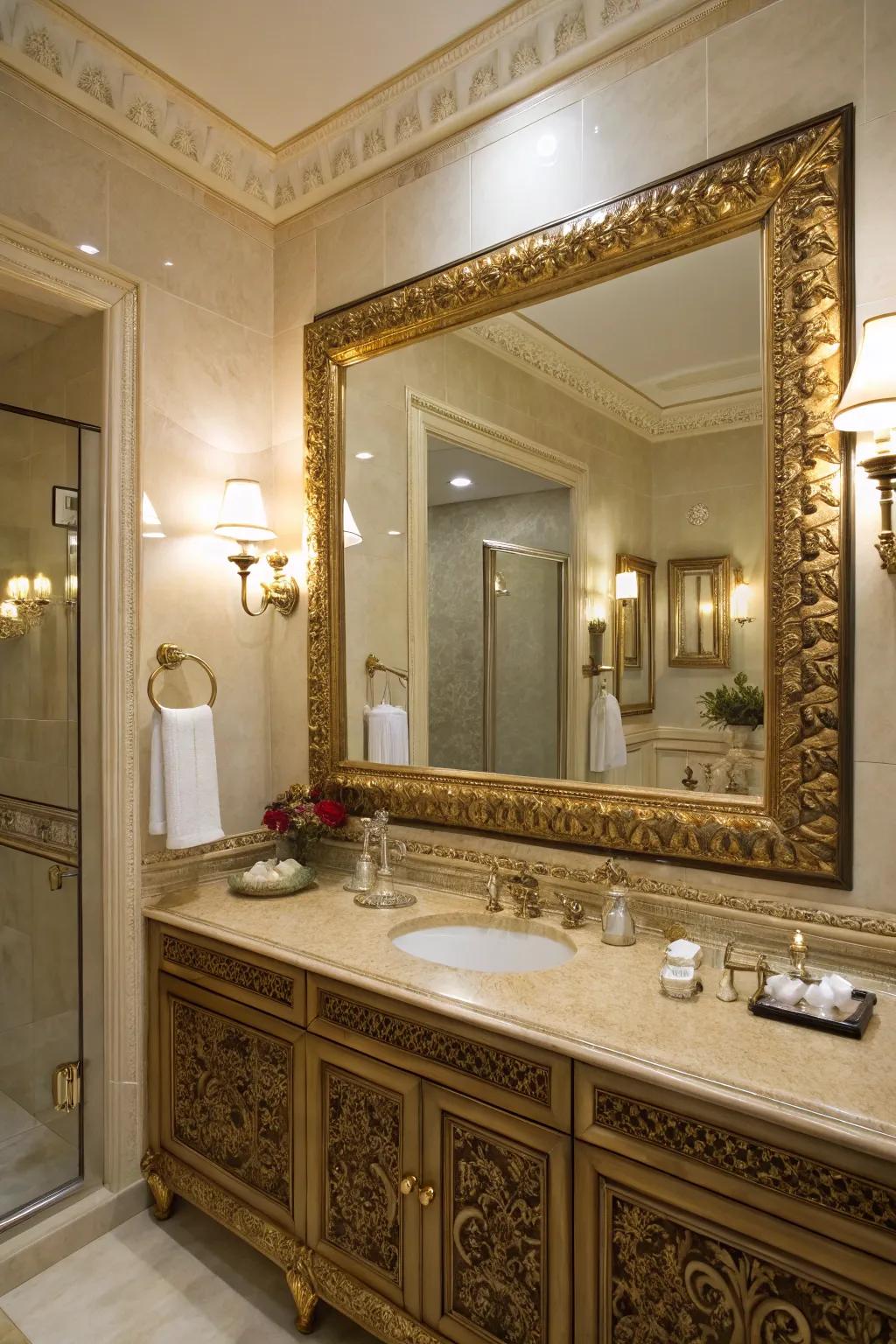 Tasteful reflectors enhance space and add luxury.