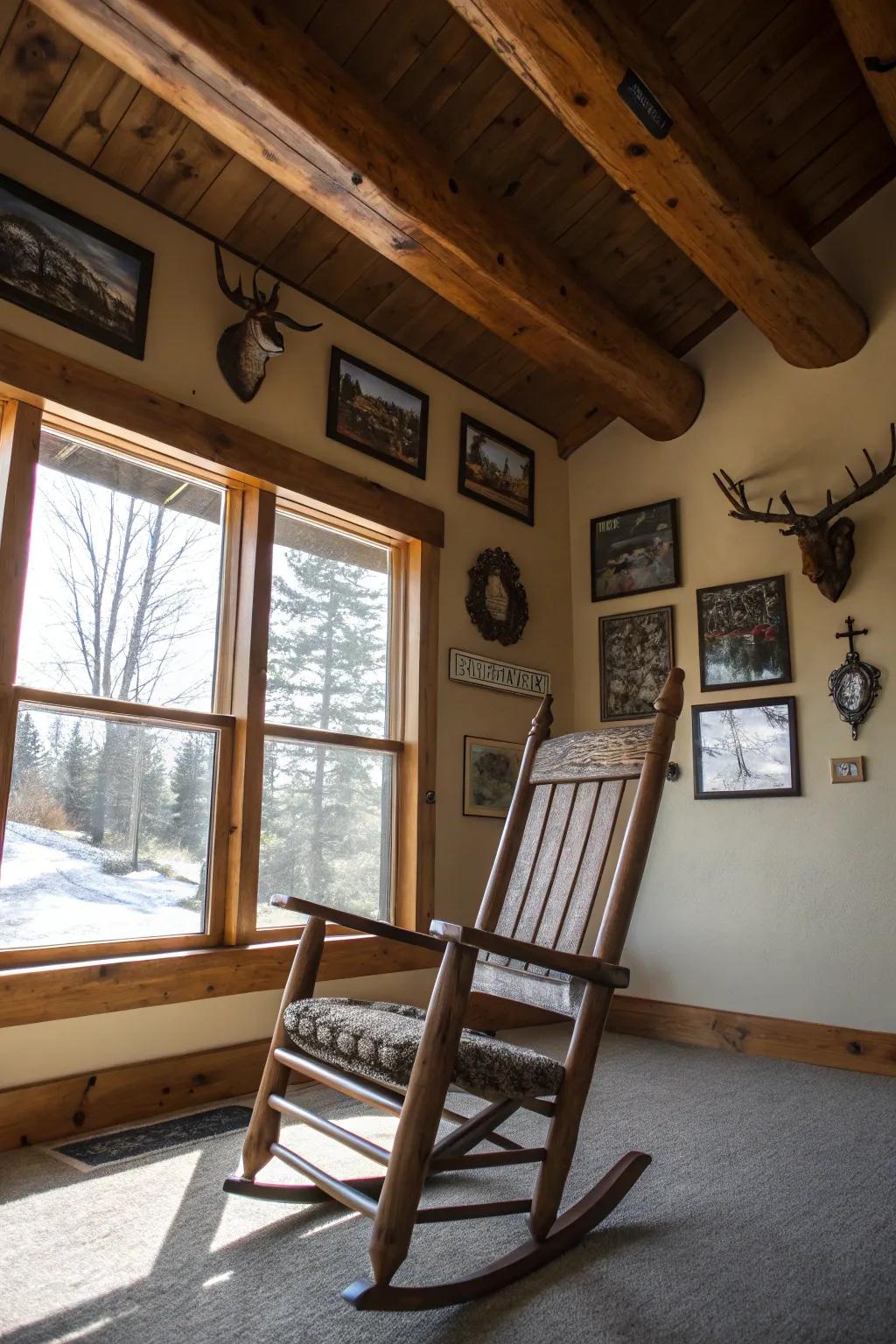 Unwind with a country swaying seat.