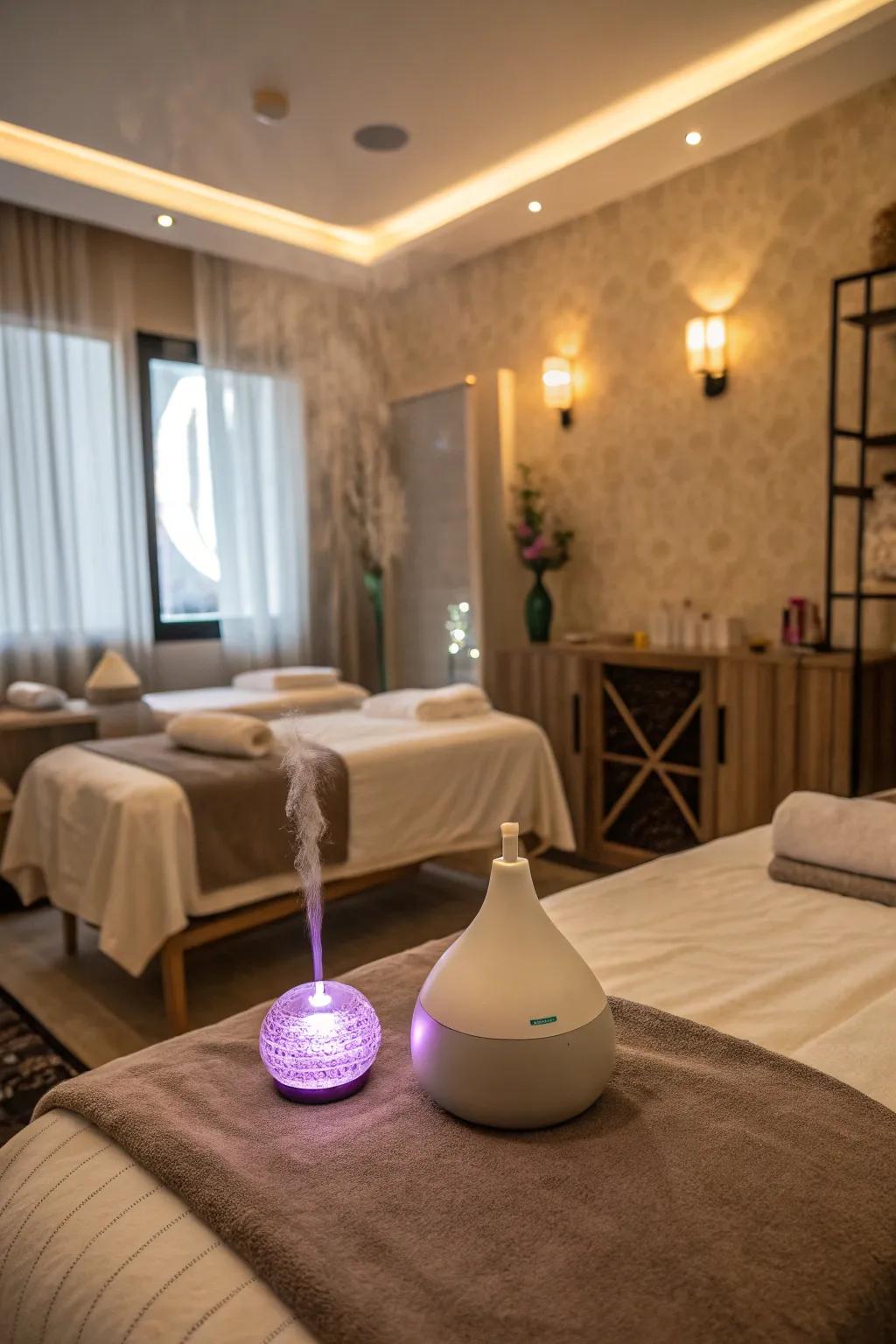 Scent therapy appends a lavish touch to relaxation.