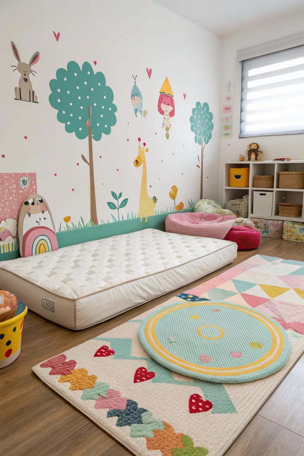 A safe and entertaining space for kids.