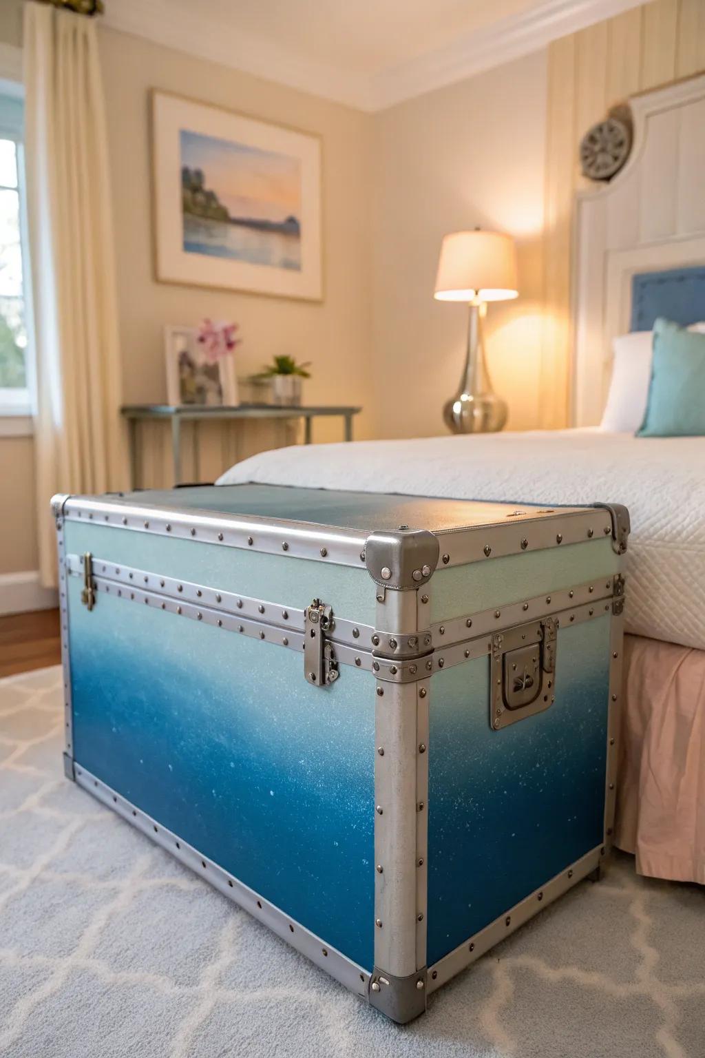 Fading effects create a soothing visual transition.