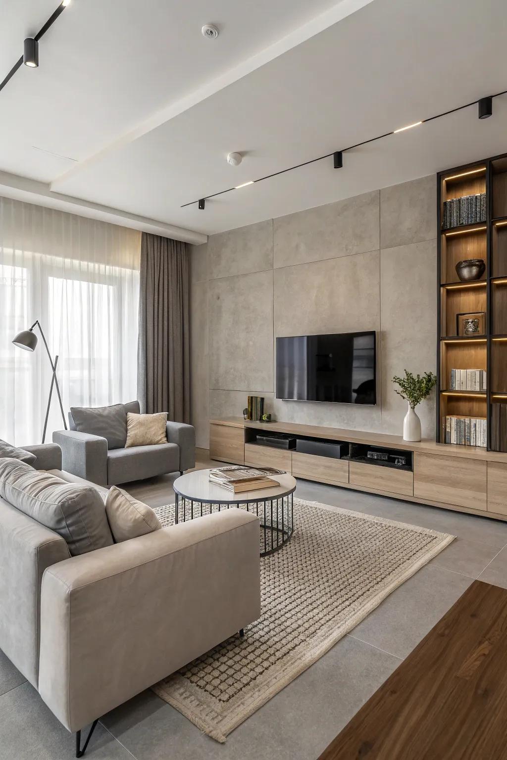 Simple decor enhances the tranquility of the area.