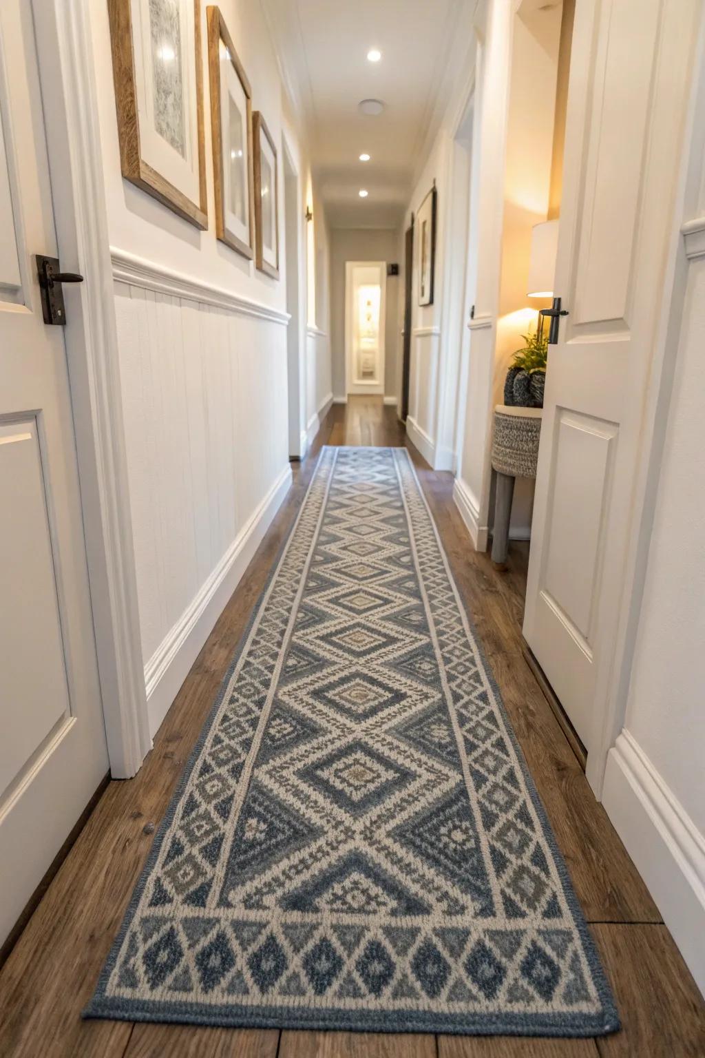 Runners impart both warmth and direction to your hallway.