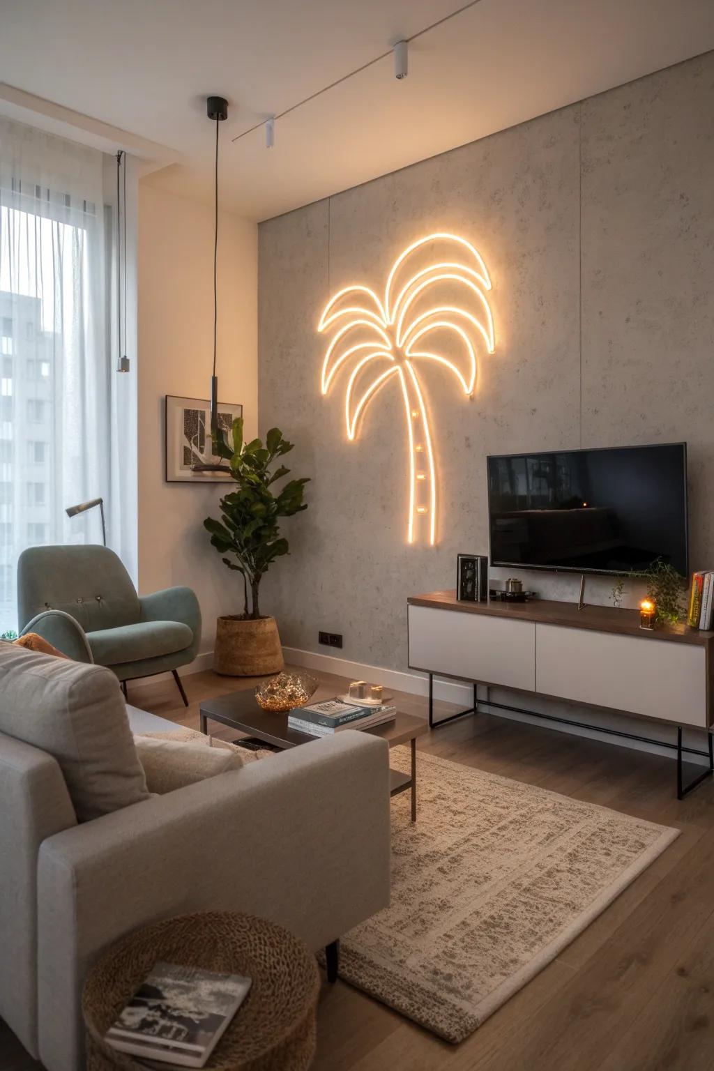 Elevate your d&eacute;cor with a ray contour design emblem.