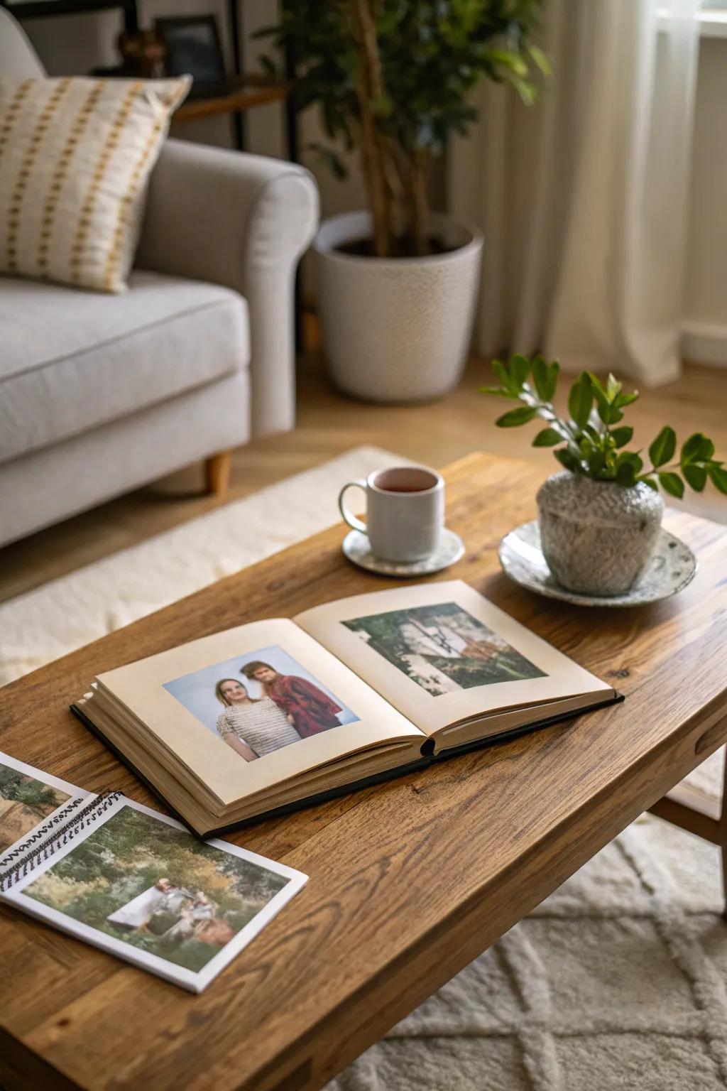 A tiny album to hold treasured memories.