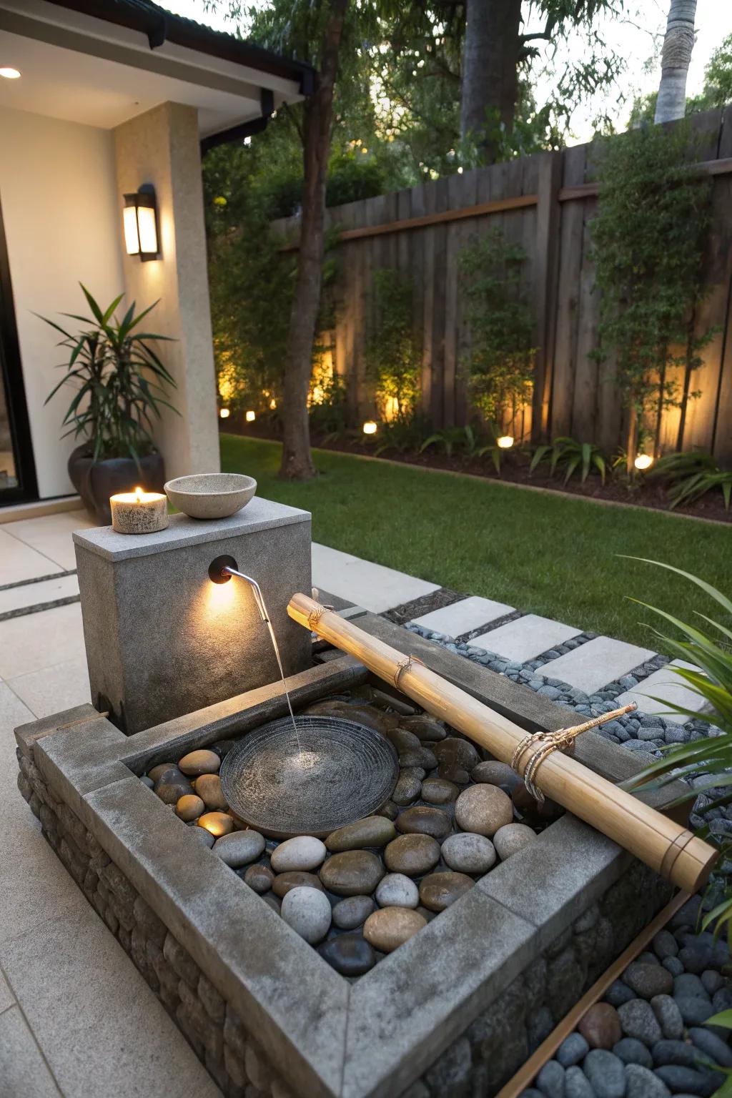 Zen fountains exhibit a peaceful, minimalist aesthetic.