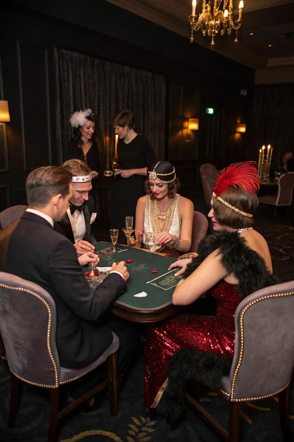 Infuse glamour into your game with a themed costume party.