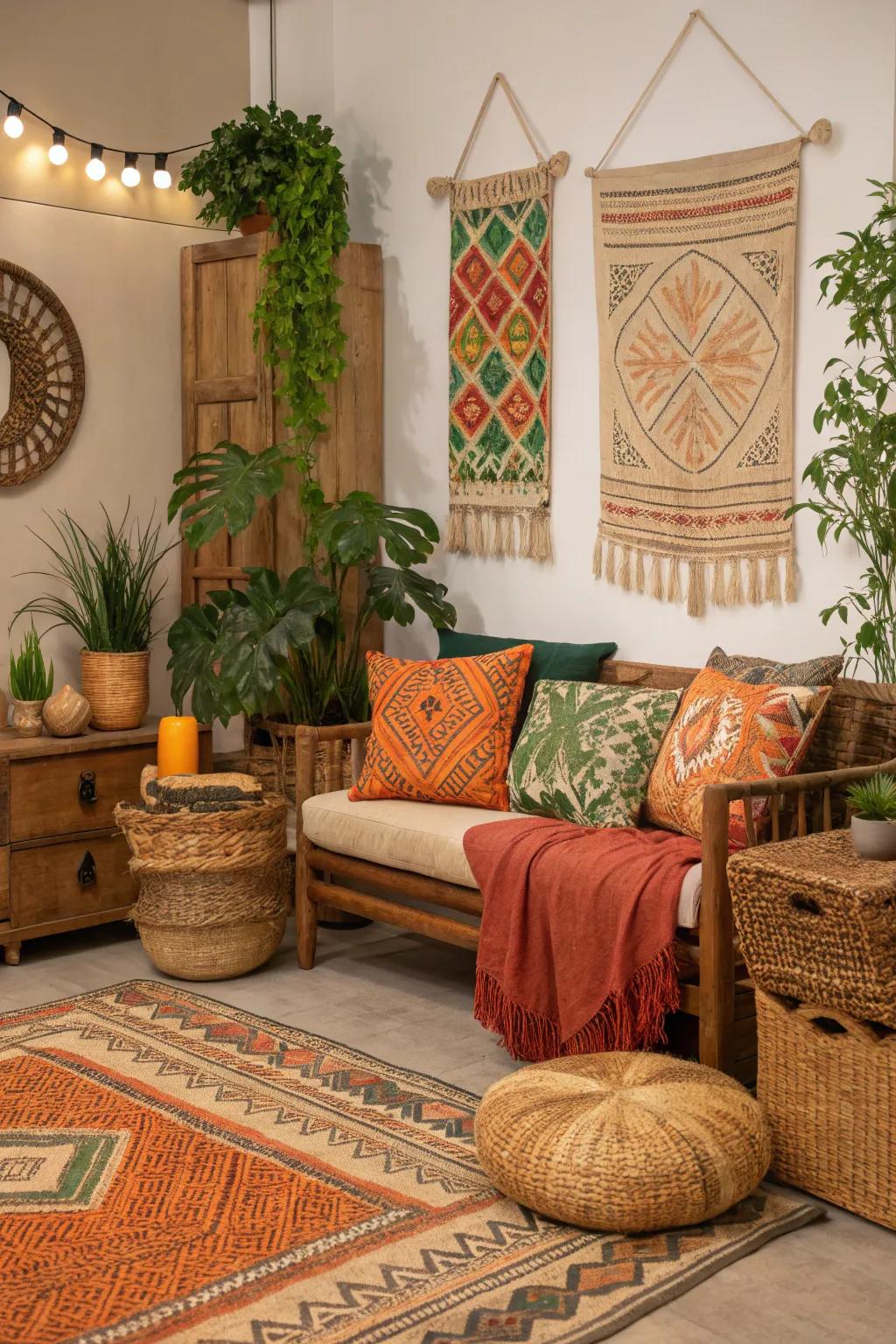 A harmonious color story inspired by nature.