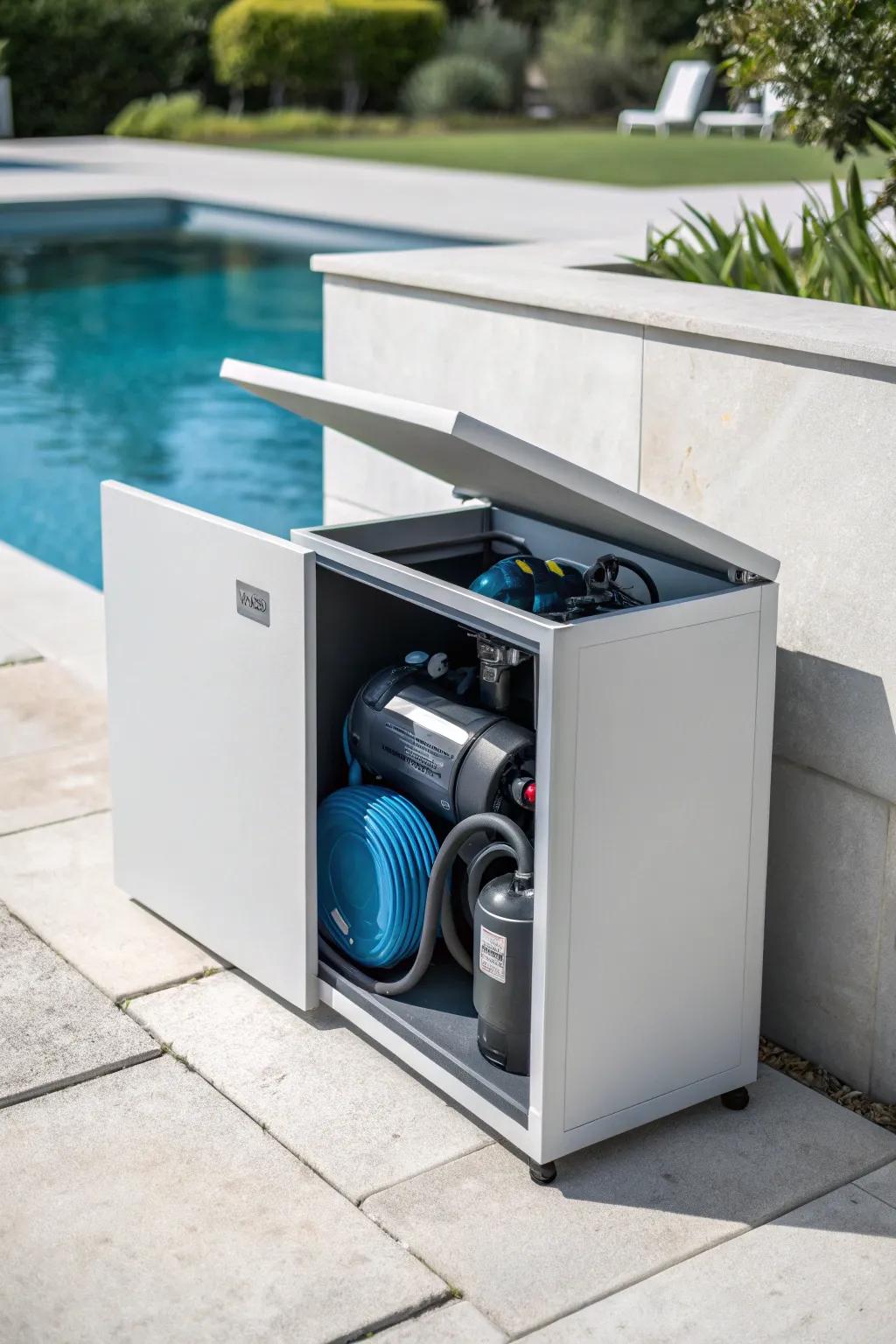 A sleek and modern streamlined box adding contemporary style.