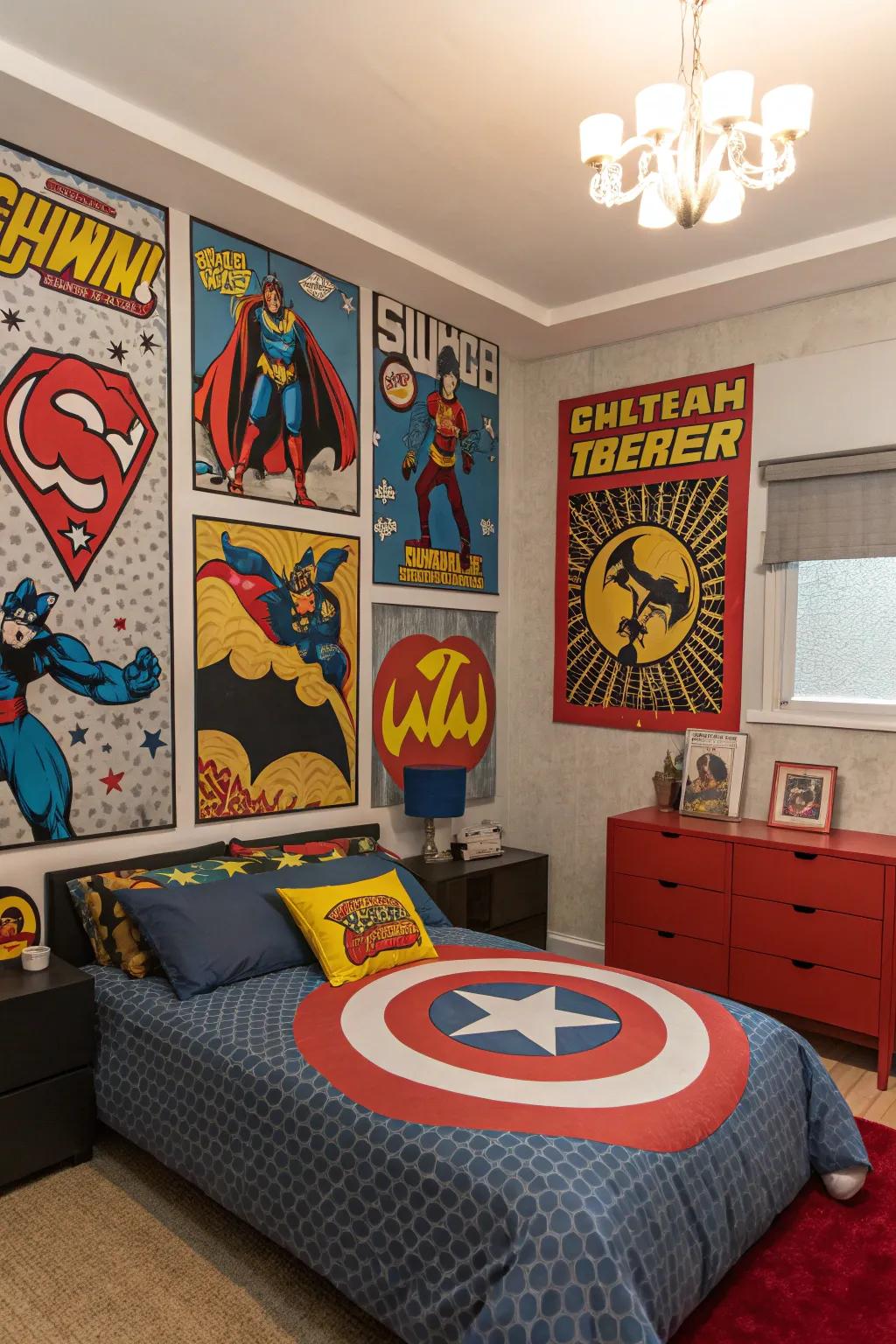 Themed design establishes a cohesive and distinctive area.