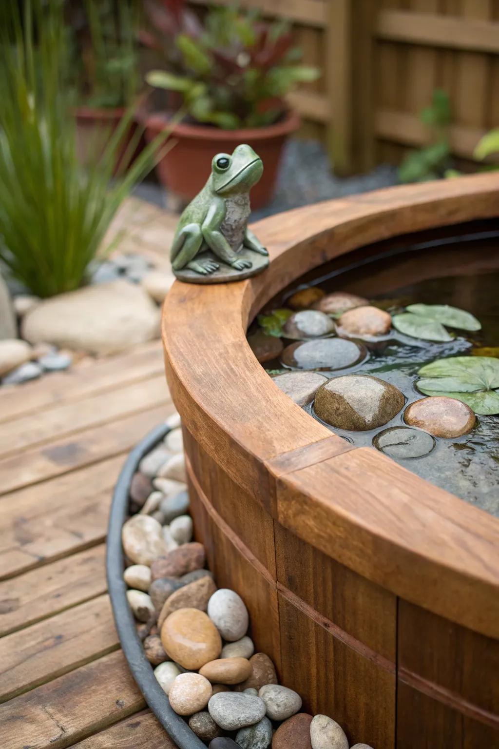 Inject character into your pond through fun and captivating accents.