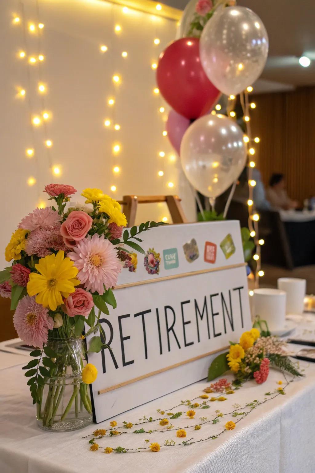 Decorative pieces bring signs to life.