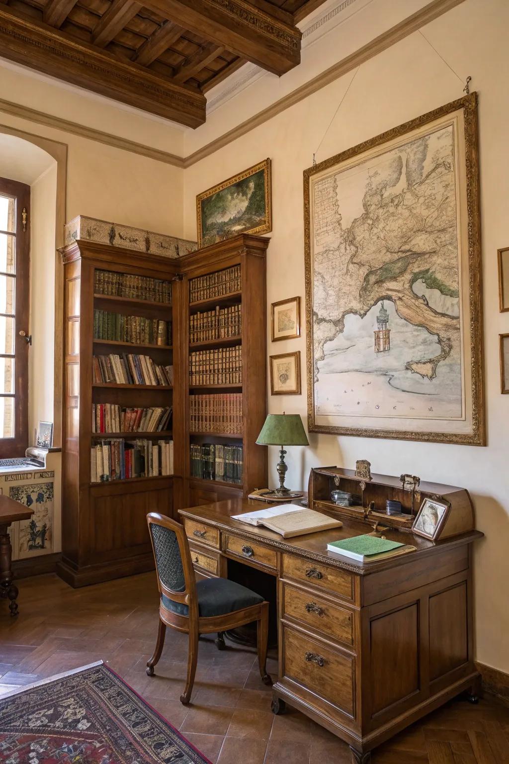 Classic maps deliver history and exploration to your walls.