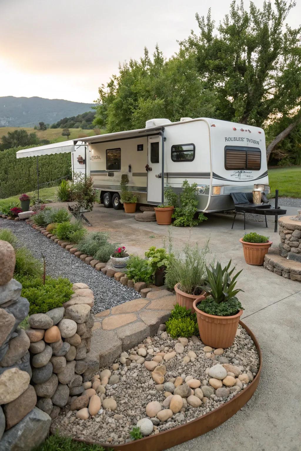 Nature integration brings harmony to your RV environment.