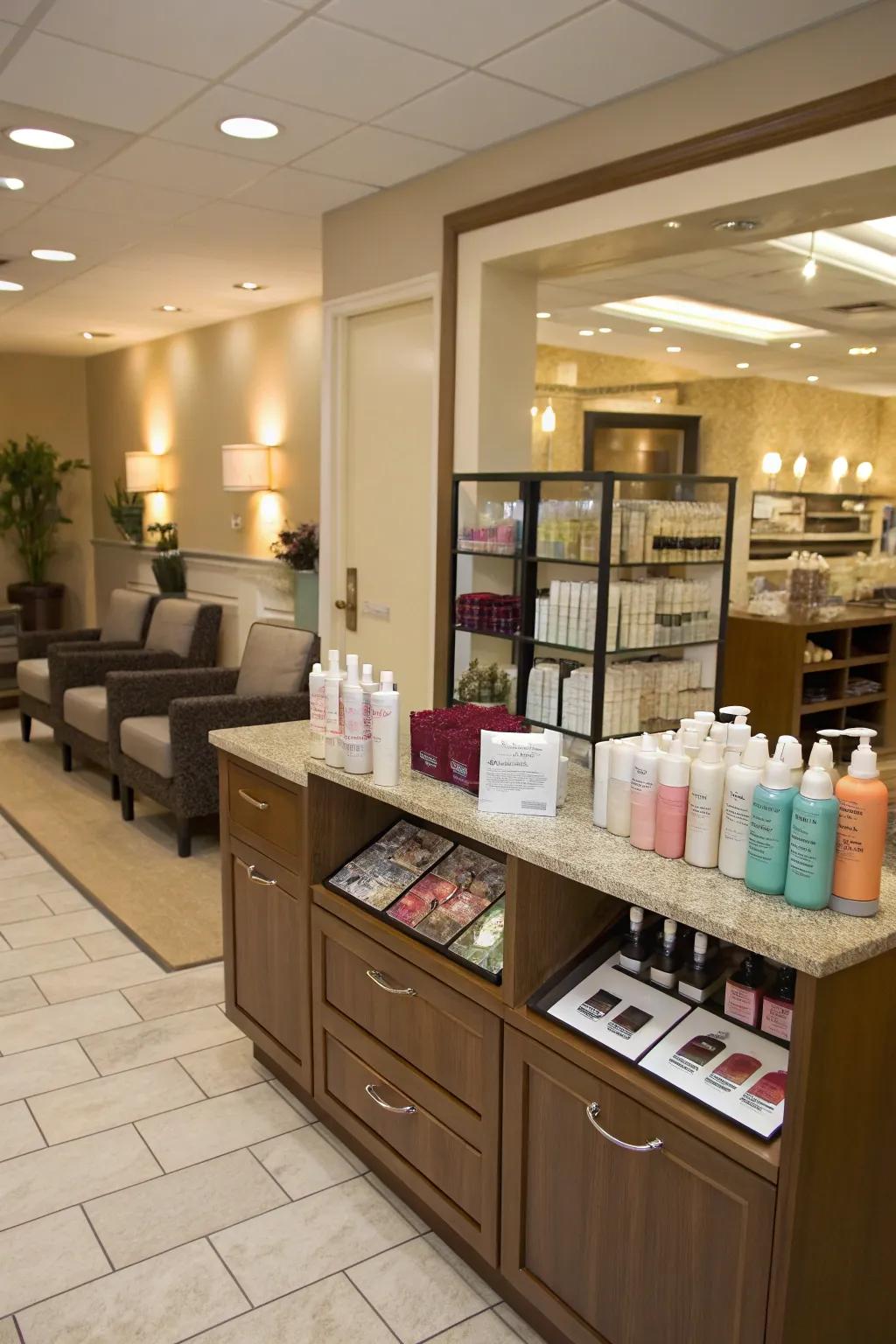 Amplify visibility with lobby area displays.