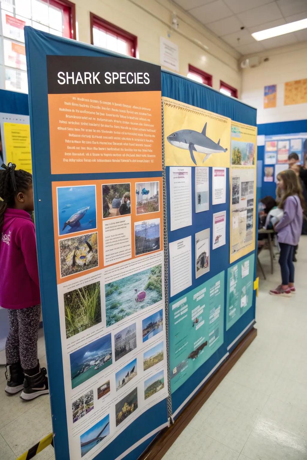 Examine the diversity of sharks through this instructive showcase.