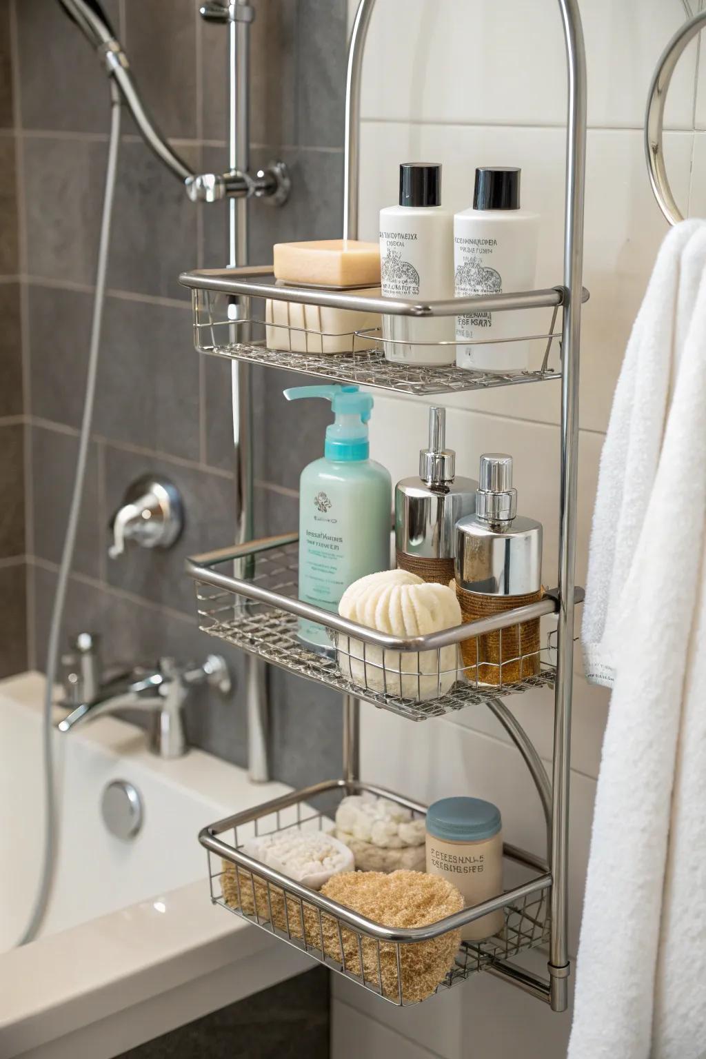 Wire containers combine sophistication with functionality.
