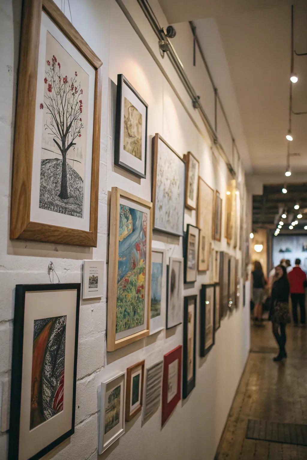 Wall art enriches your home with character and personal expression.