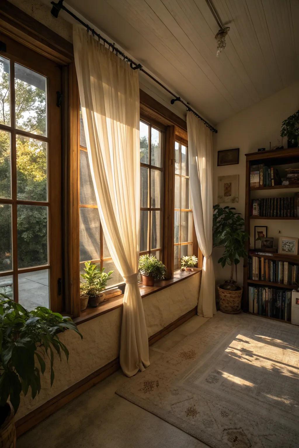 Make the most of natural light to brighten up your basement.