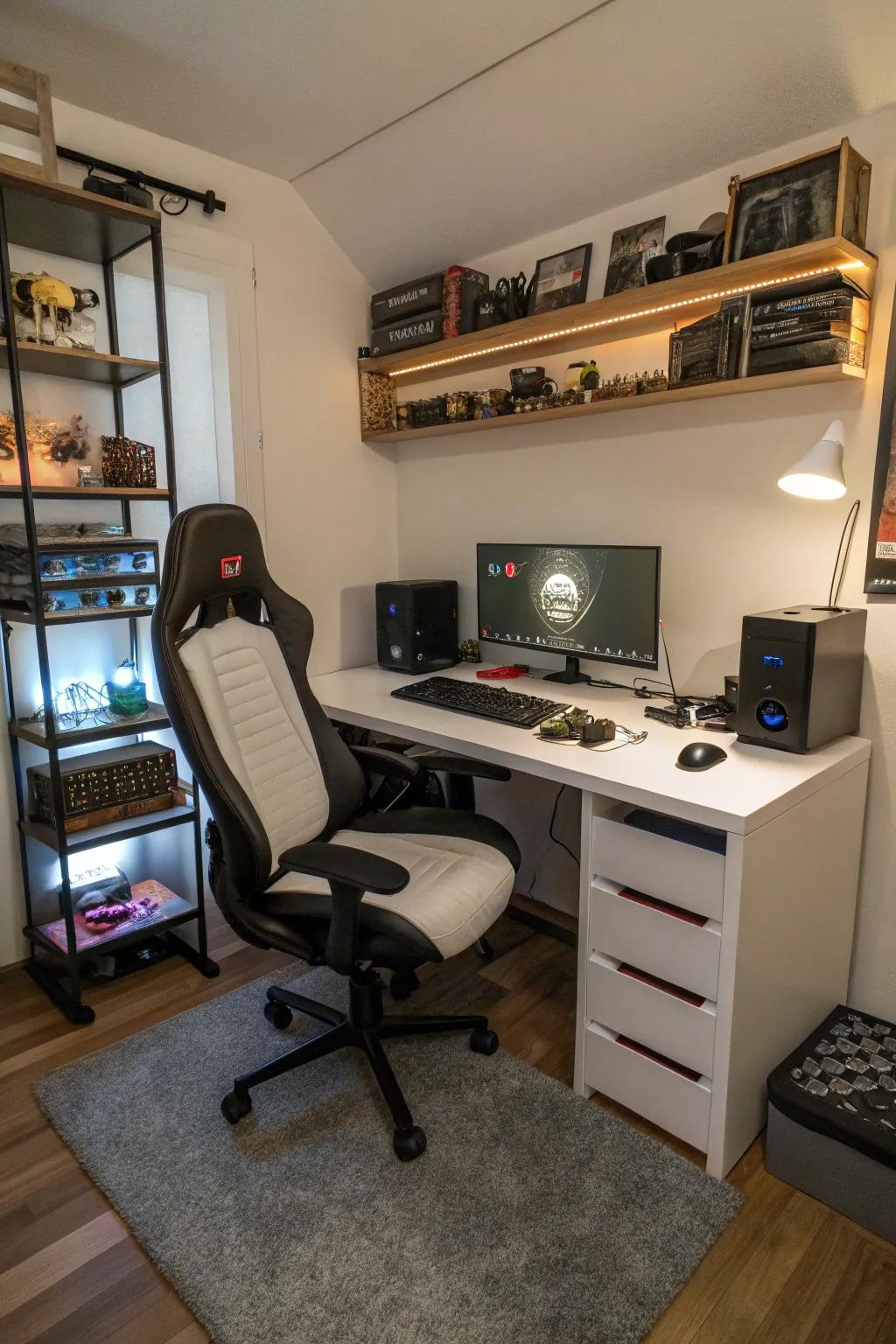 A chair that feels good is really important for staying comfy during long gaming.