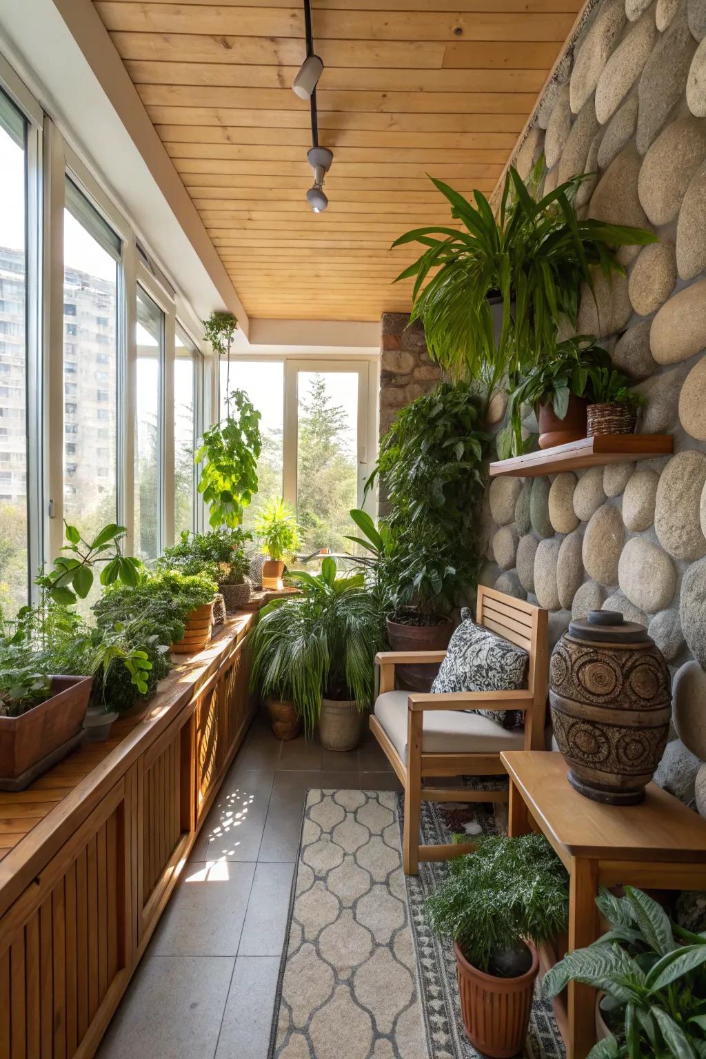 Plants bring a touch of nature inside.