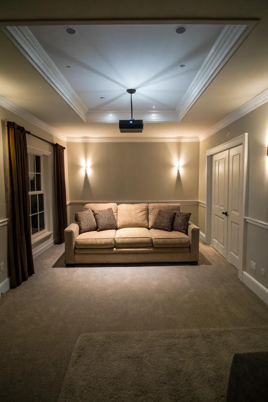 'Floating' arrangements enhance the visual flow and openness.