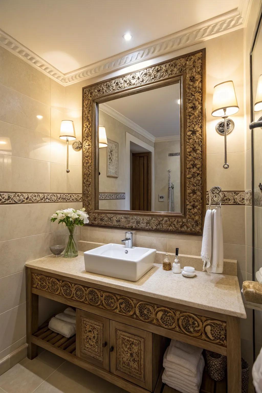 An eye-catching reflector adds both practicality and style.