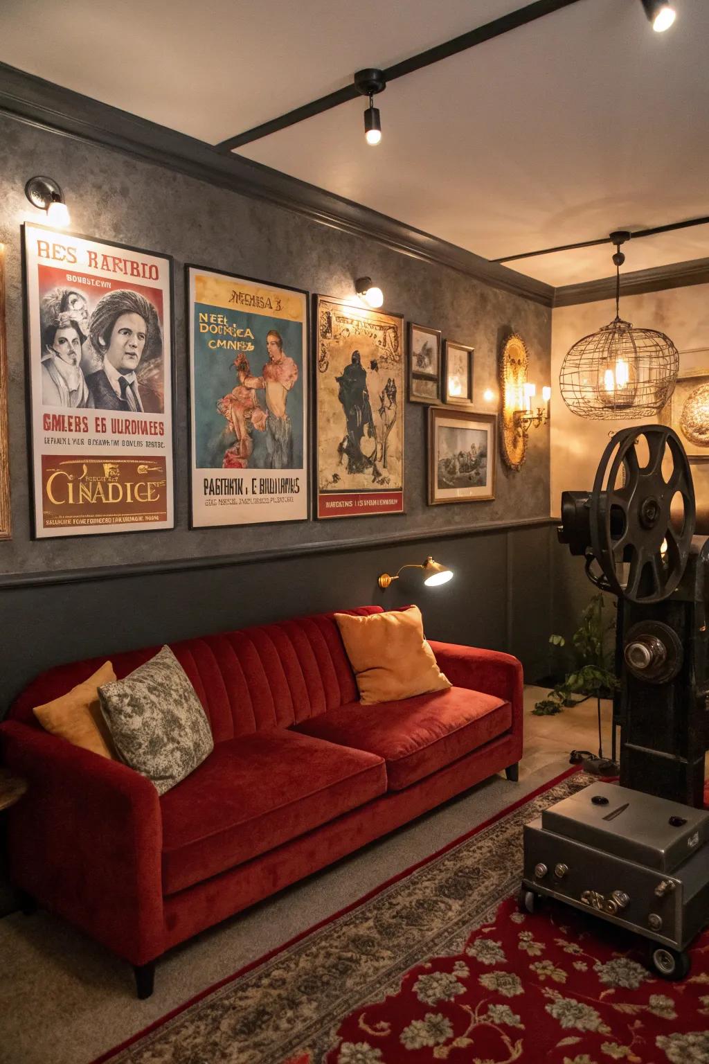 Step back in time with décor inspired by retro themes.