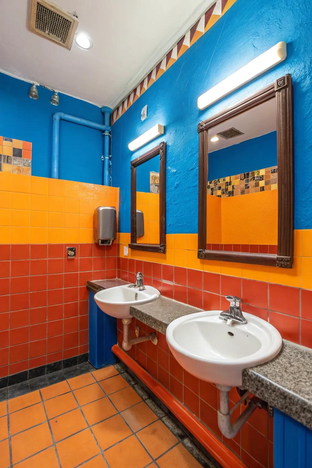 Bright hues breathe life into small areas.