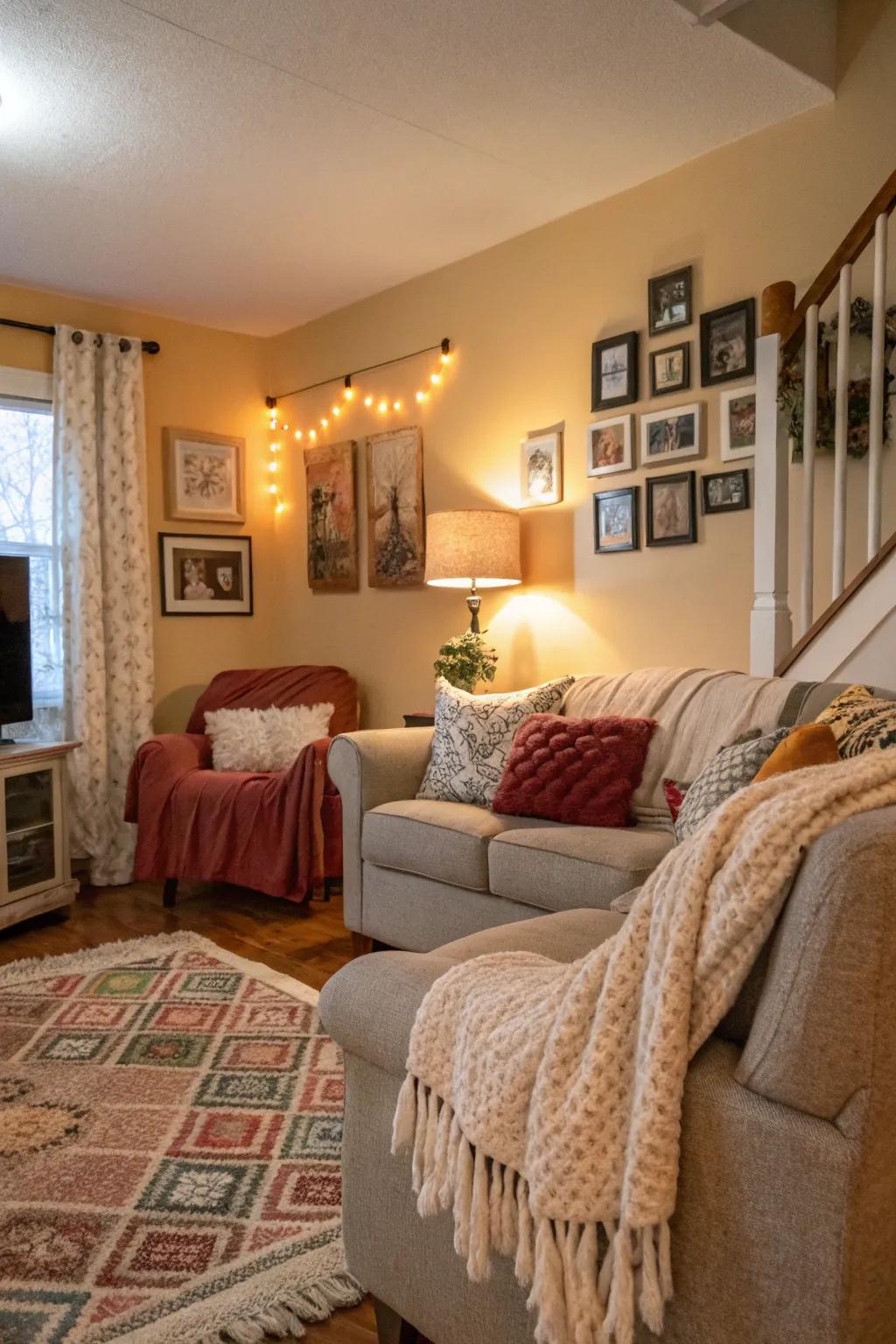 Textiles offer warmth and comfort to any interior.