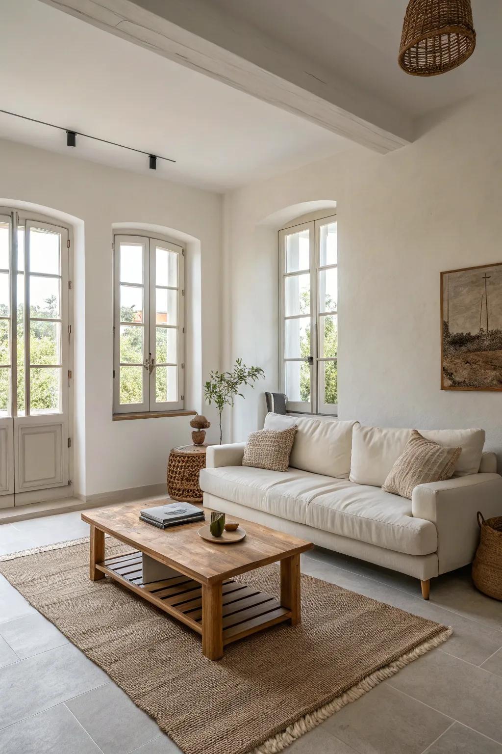 Simplicity is essential in limited spaces.