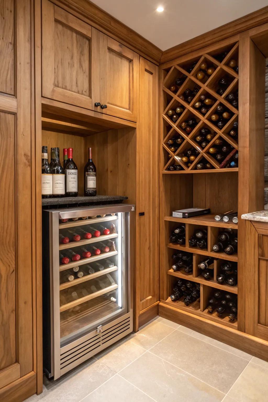 A specialized wine conditioner excels in retaining perfect temperatures.
