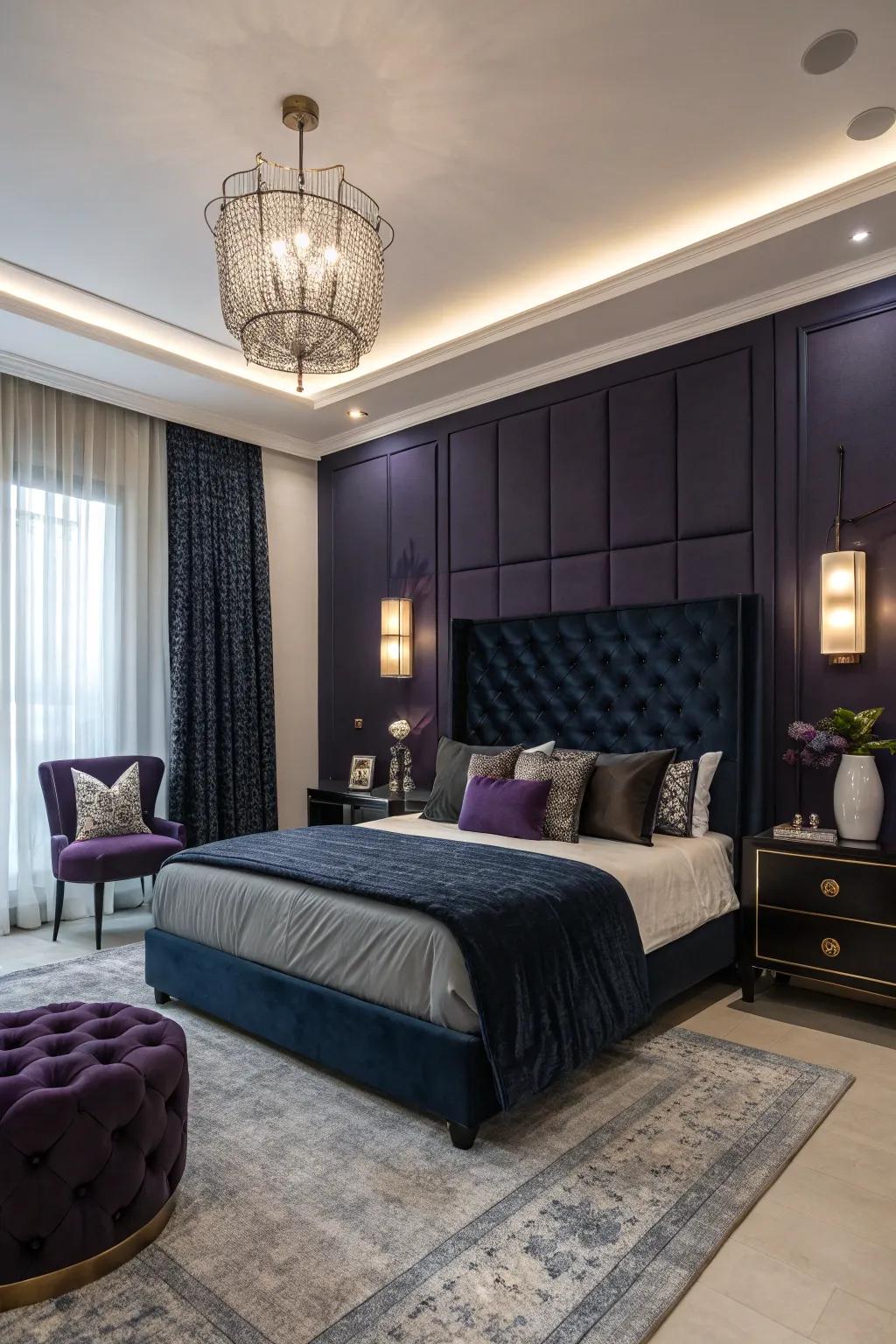 A cosmic hue selection creates a serene and expansive atmosphere.