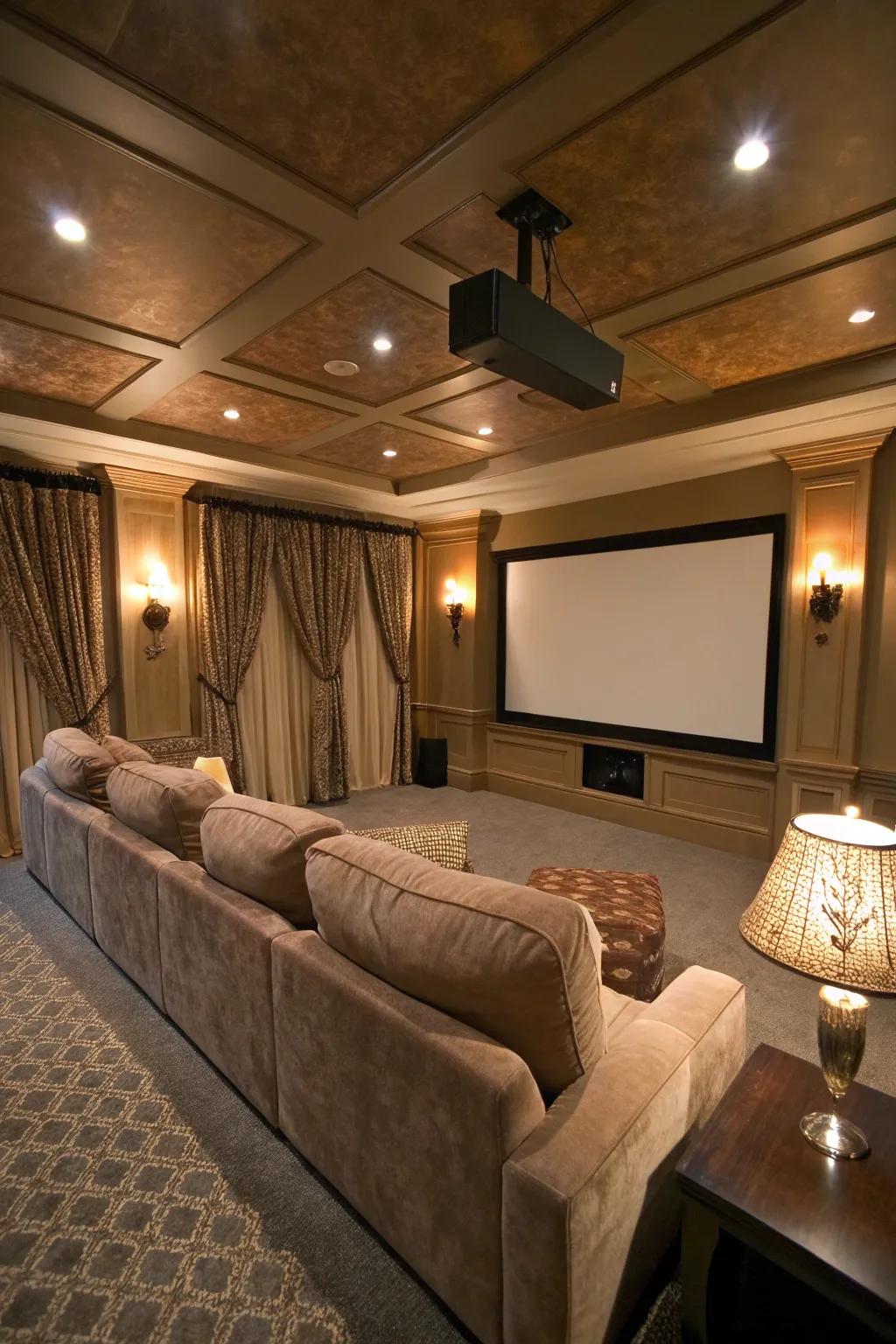 A setup designed to give the most enjoyable movie experience.