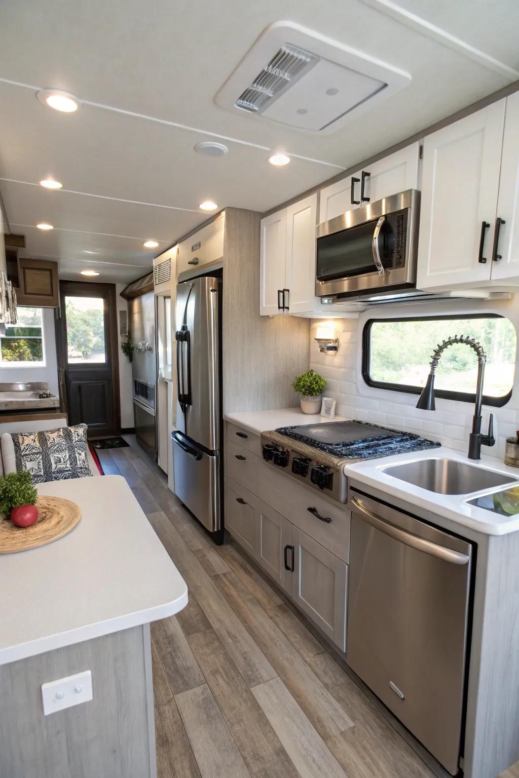 Updating appliances can refresh your kitchen's look and make it more efficient.