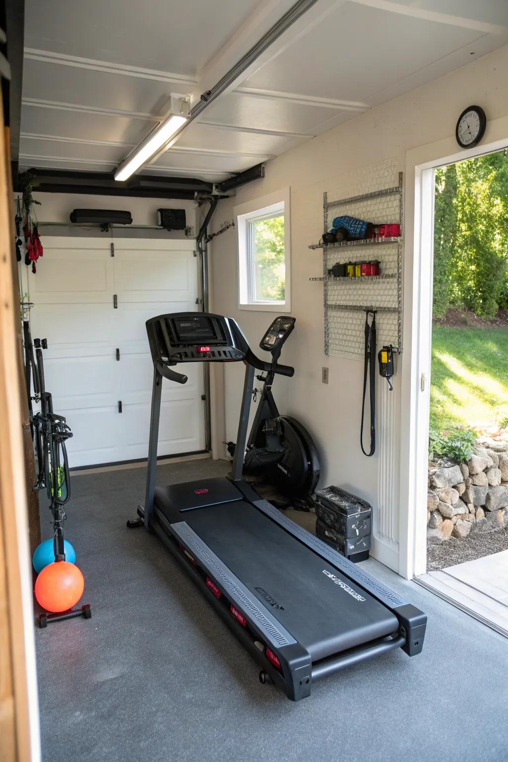 Foldable running machines provide flexibility in small areas.