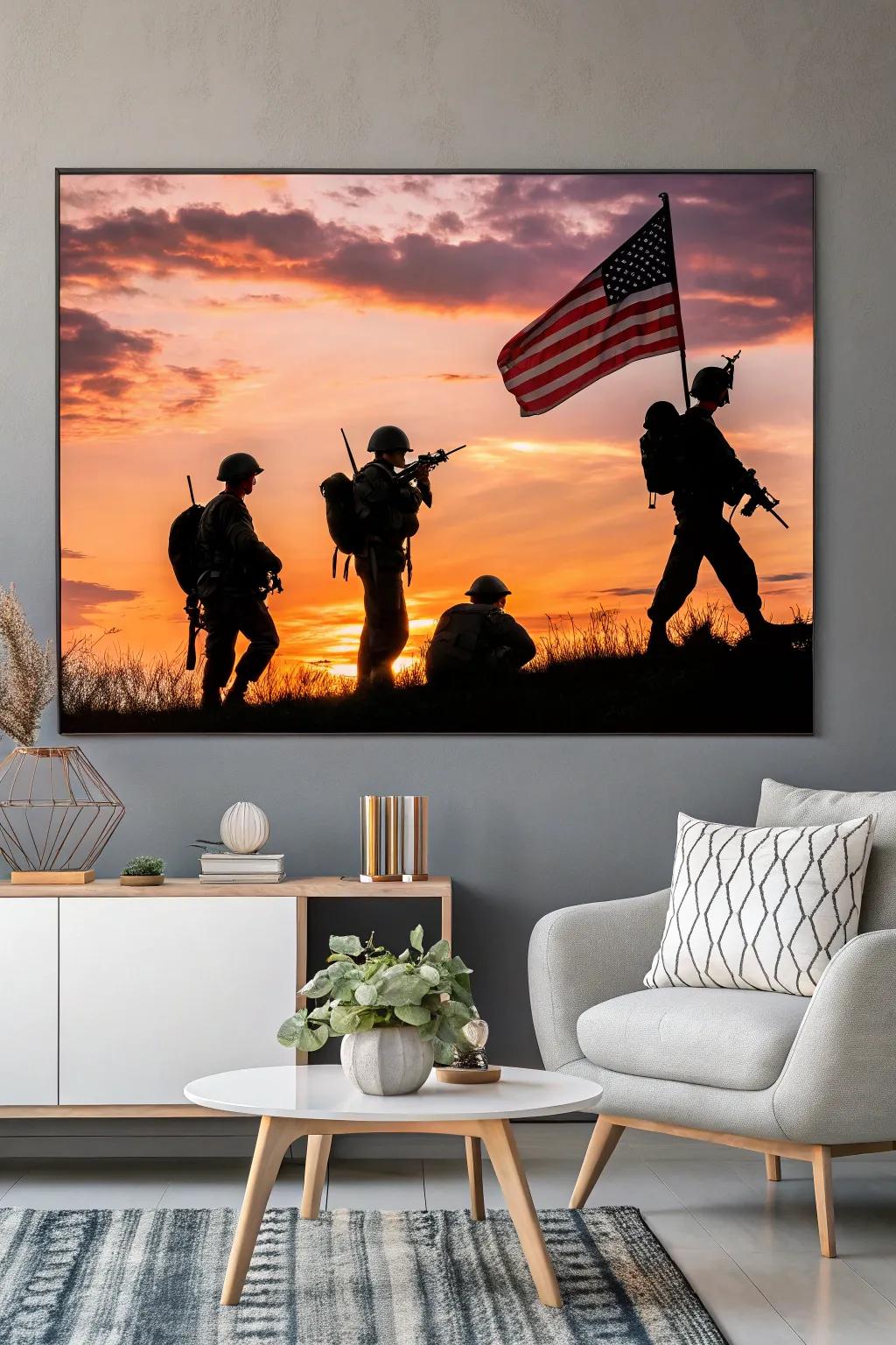 Dramatic silhouettes that capture the heart of sacrifice.