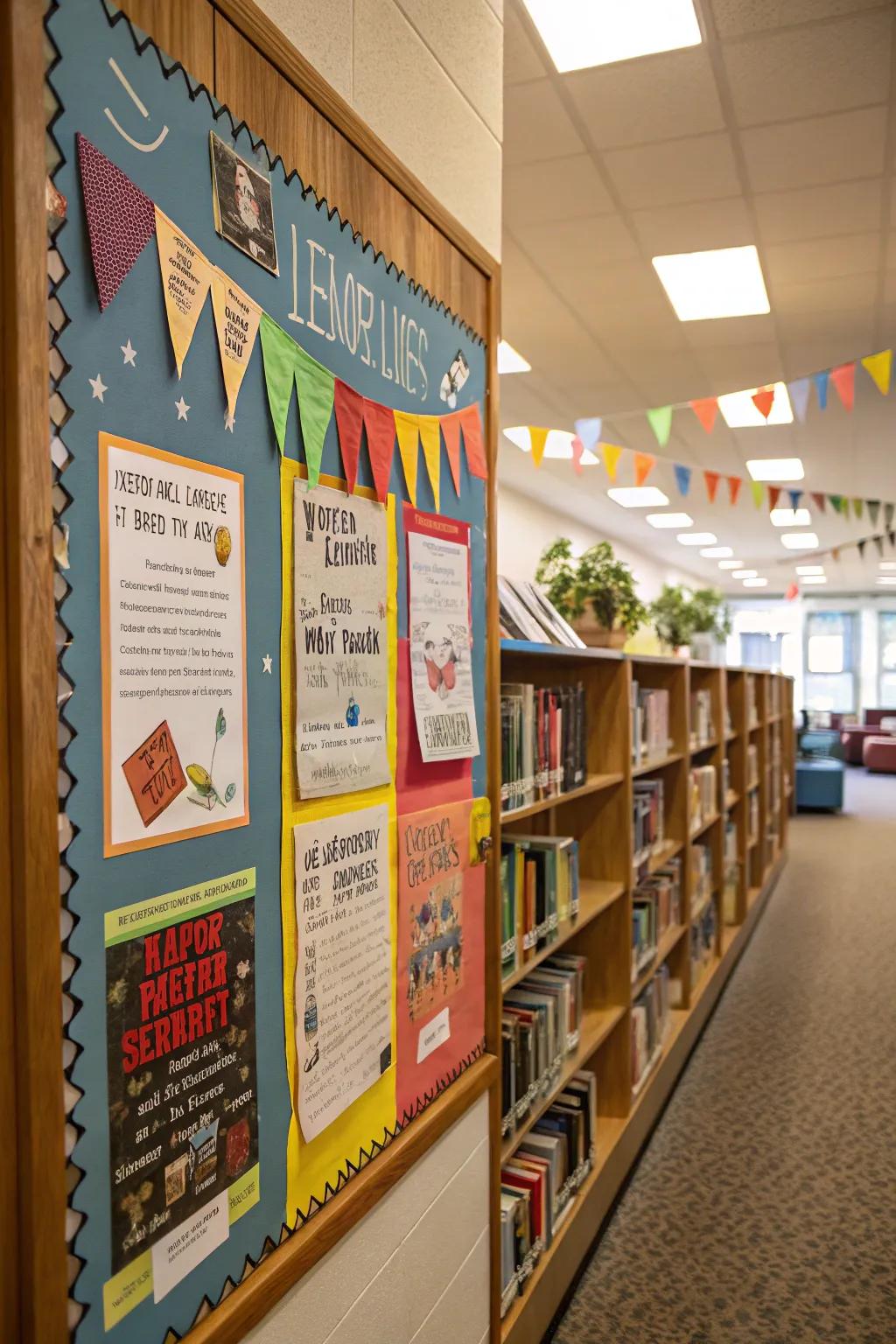 A story-themed board to commemorate the happiness and adventure of education.