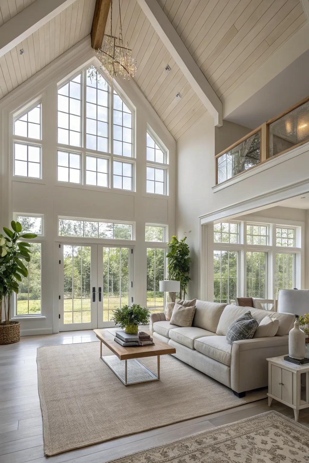 Open spaces and high ceilings amplify the grandeur of your Western room.
