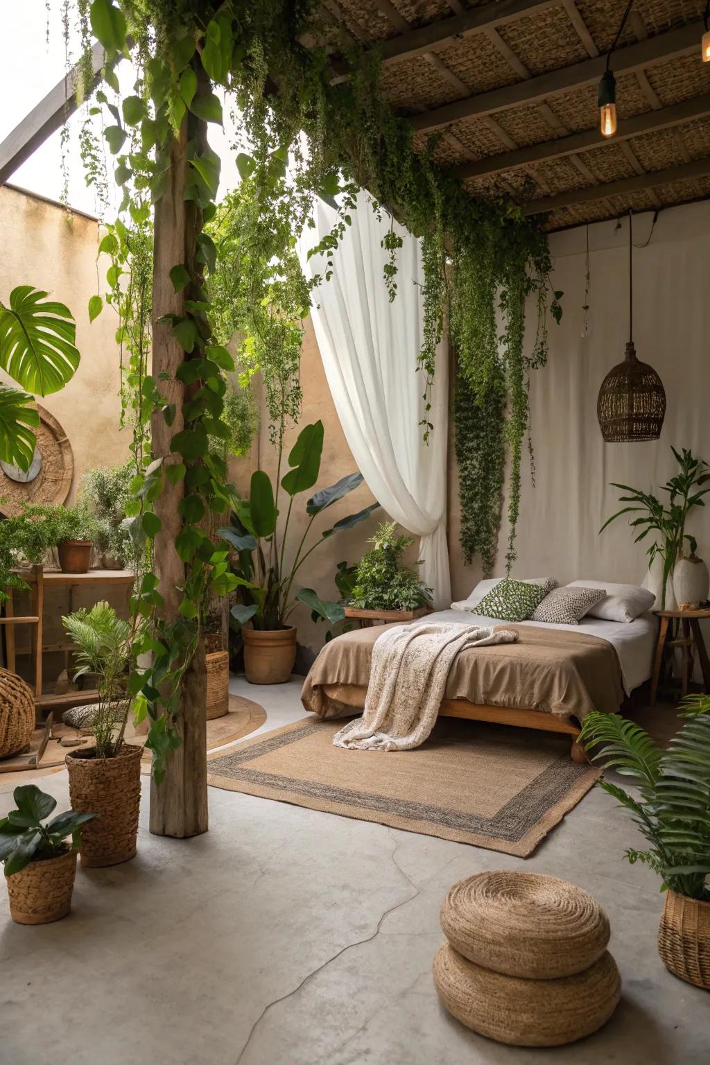 Greenery breathes life and serenity into your space.