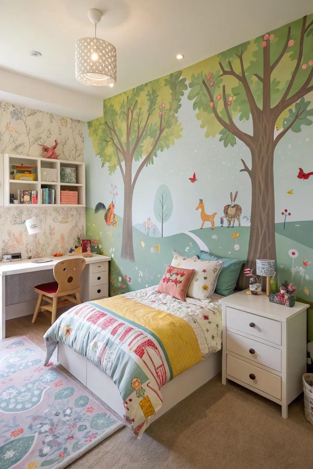 Wall paintings ignite thoughts and bring stories to life.