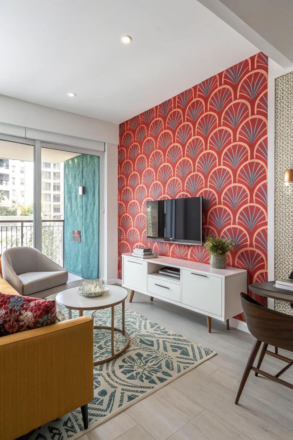 Feature walls add character and a focal point to any room.