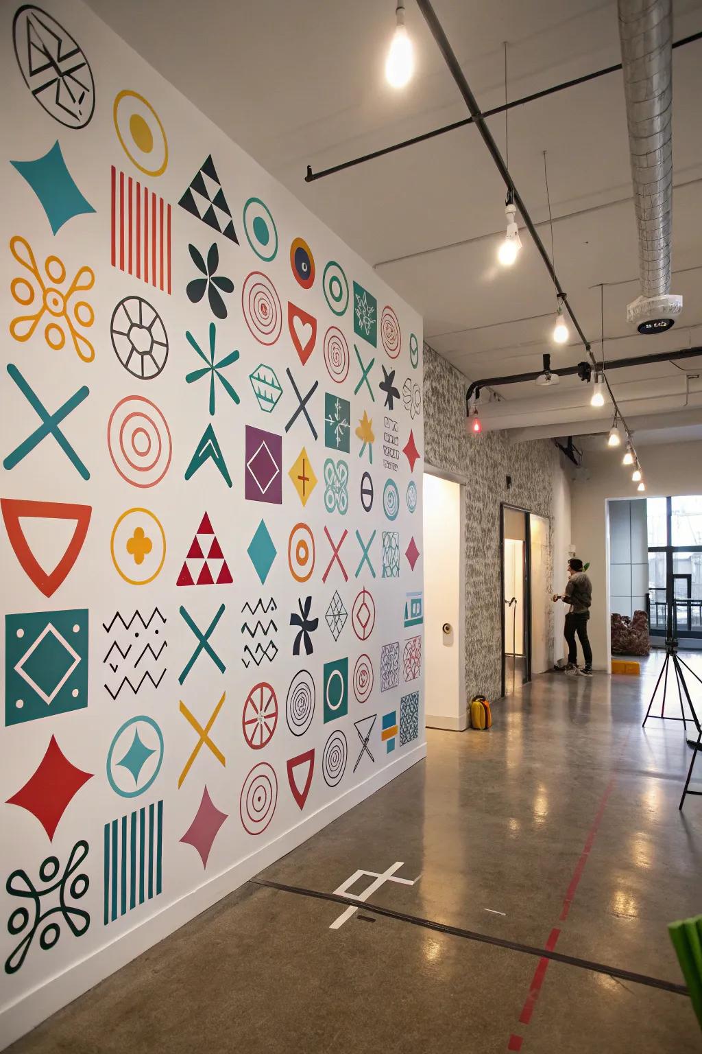 Change your walls using diverse symbolic sets