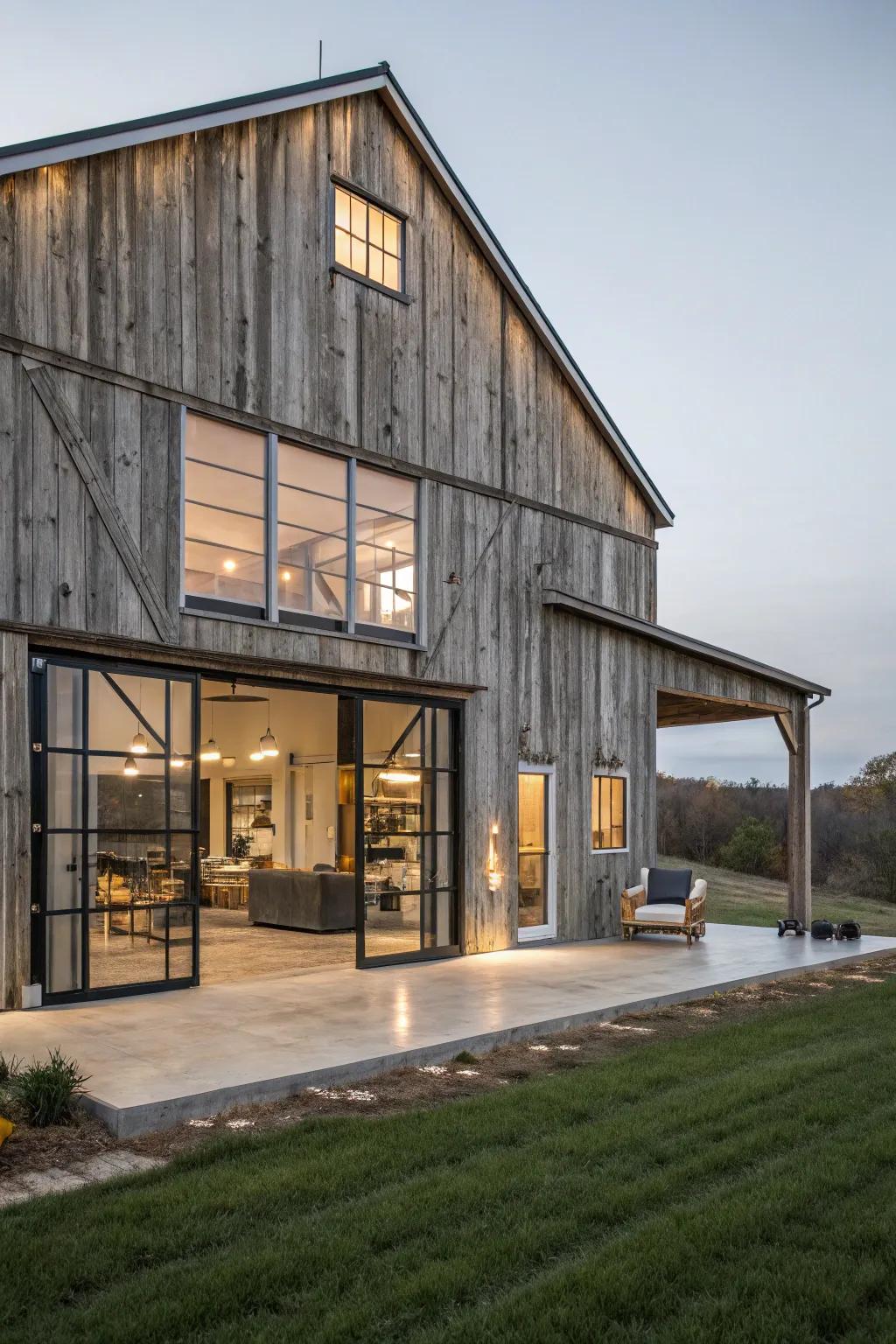 Barndominiums: where countryside charm meets sophistication.
